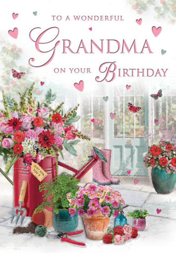 Picture of TO A WONDERFUL GRANDMA BIRTHDAY CARD